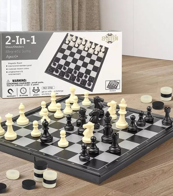 Chekers et chess Jouet 2in1
